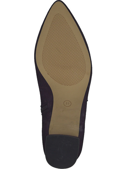 Stiefeletten Damen Lila