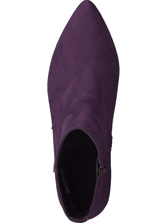 Stiefeletten Damen Lila