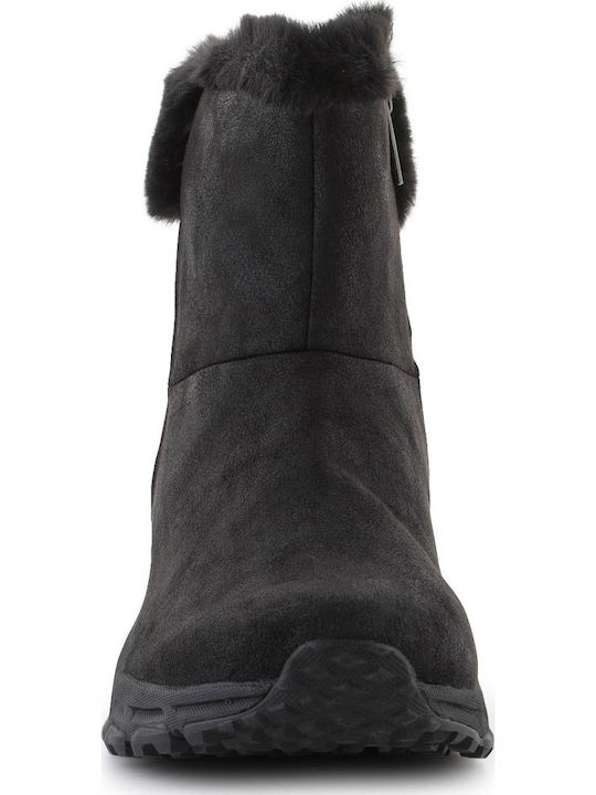 Escape Plan Cozy Collab Stiefeletten Damen mit Pelz Schwarz