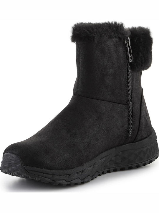 Escape Plan Cozy Collab Stiefeletten Damen mit Pelz Schwarz