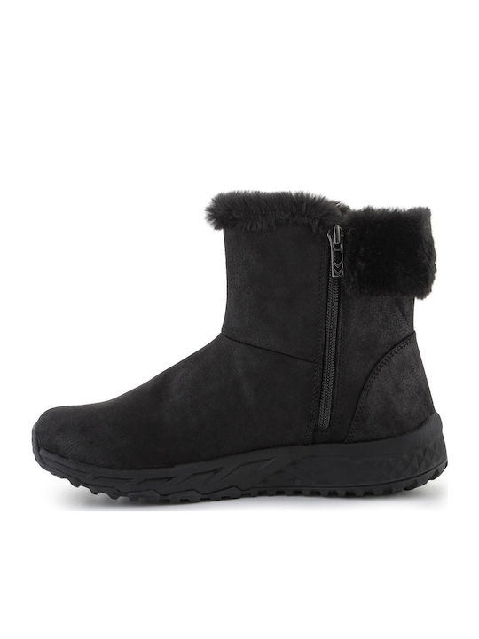 Escape Plan Cozy Collab Stiefeletten Damen mit Pelz Schwarz