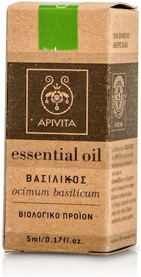 Apivita Biologisch Ätherisches Öl Basilikum 5ml