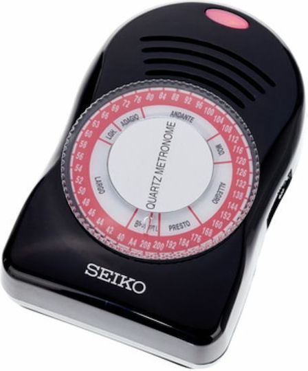 Seiko Μετρονόμος SQ50V σε Μαύρο Χρώμα