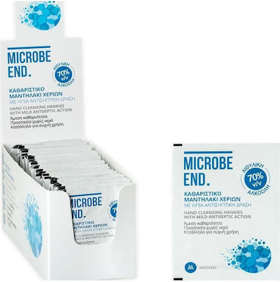 Medisei Microbe End Antiseptic Hand Wipe Natural