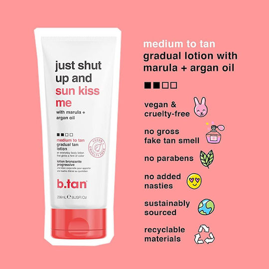 B.Tan Just Shut Up And Sunkiss Me After Tan Lotion Σώματος 236ml