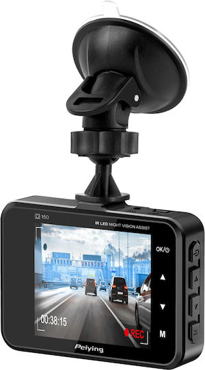 Peiying Κάμερα DVR Αυτοκινήτου 1080P με Οθόνη 2.4"