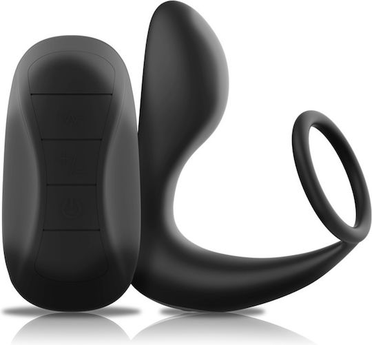 Dream Love Anal Vibrator with Wireless Functionality Medium Black