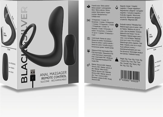 Dream Love Anal Vibrator with Wireless Functionality Medium Black