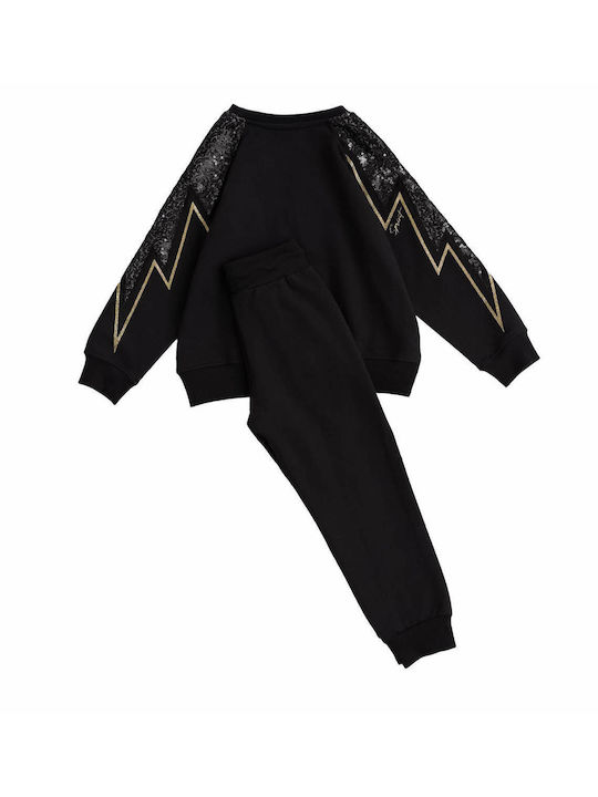 Sprint Kids Sweatpants Set Black 2pcs