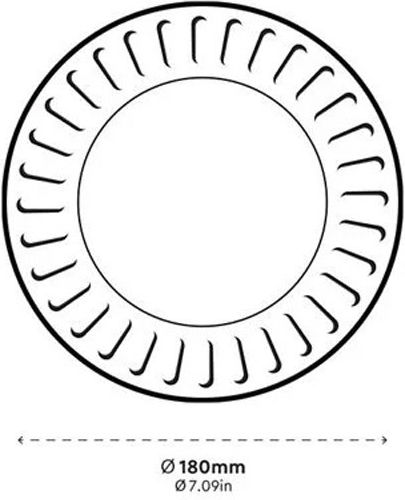 Tessera Πιάτο μιας Χρήσης Ø18cm 50τμχ