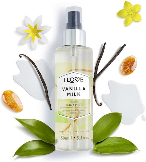 I Love Cosmetics I love Vanilla Milk Body Mist 150ml