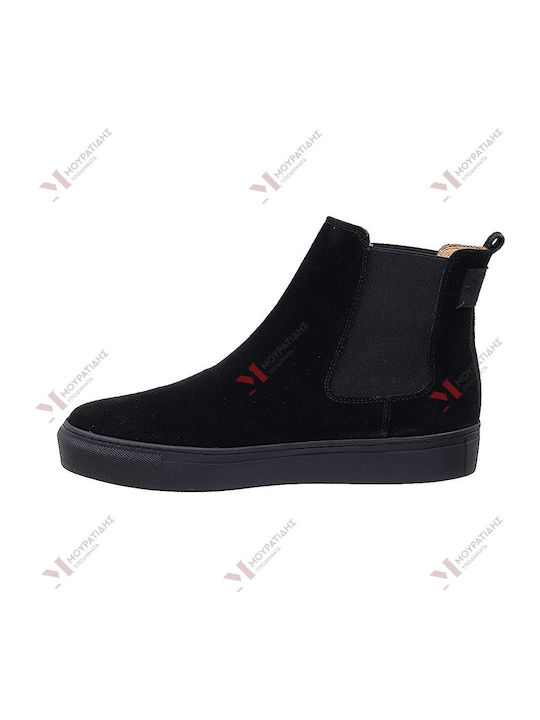 Schwarz Chelsea Stiefeletten