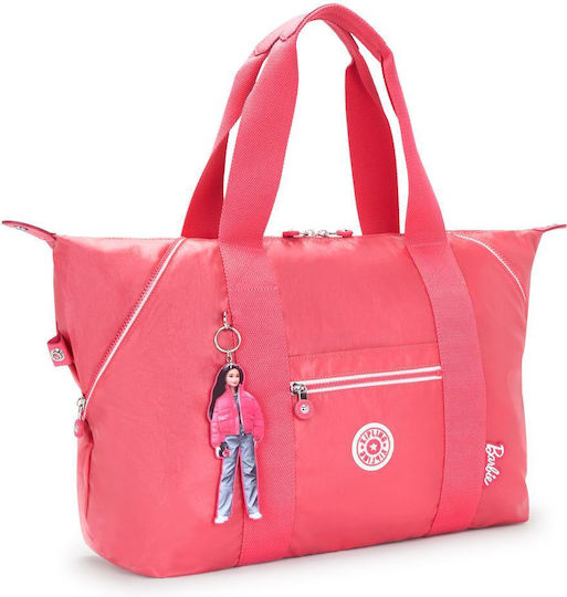 Kipling Barbie Art Sack Voyage Lively Pink Fabric L33.5xW19xH27cm