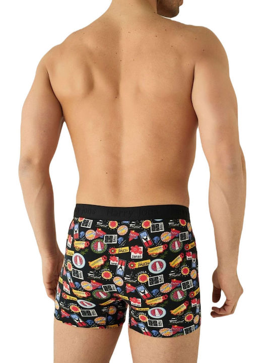 Herren Boxershorts Schwarz 1Packung