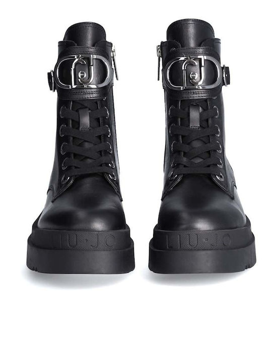 Love Leather Women's Ankle Boots Black