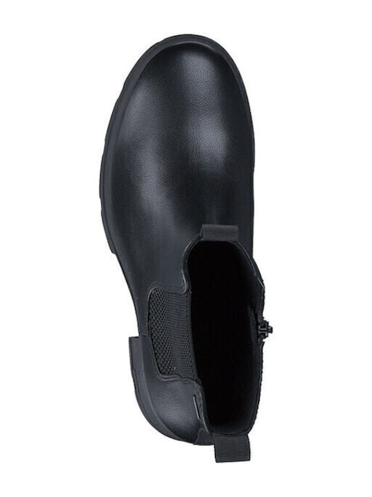 Women's Chelsea Boots with Medium Heel Black