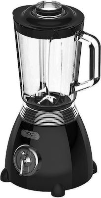 XO Blender for Smoothies with Glass Jug 1.5lt 500W Black