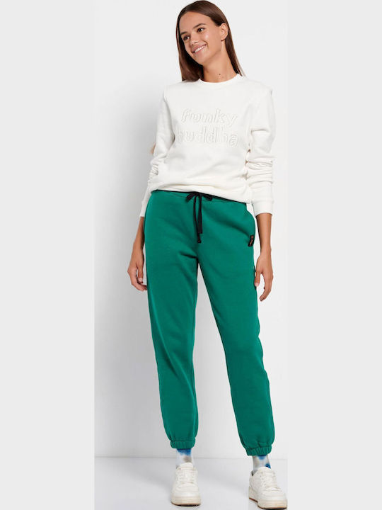 Παντελόνι Φόρμας με Λάστιχο Pepper Green