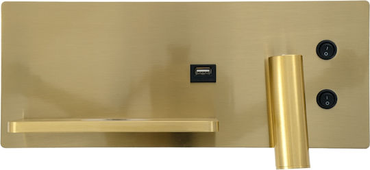 GloboStar Paladin Single LED Spot in Gold Color
