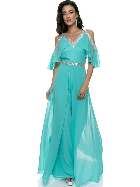 Brilliant Women's One-piece Suit Blue