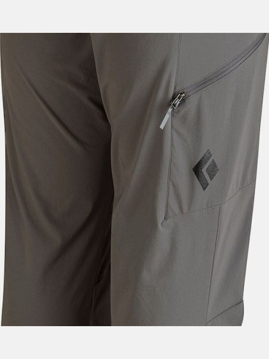 Black Diamond Alpine Bărbați Lung Pantaloni de drumeție Gri