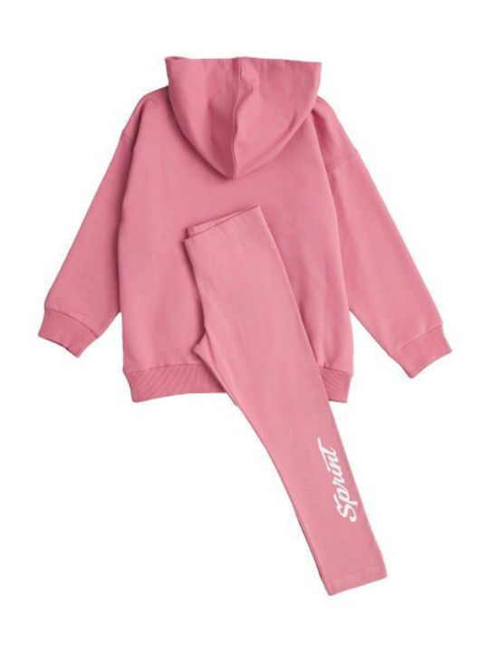 Sprint Kinder Set mit Leggings Winter 2Stück Rosa