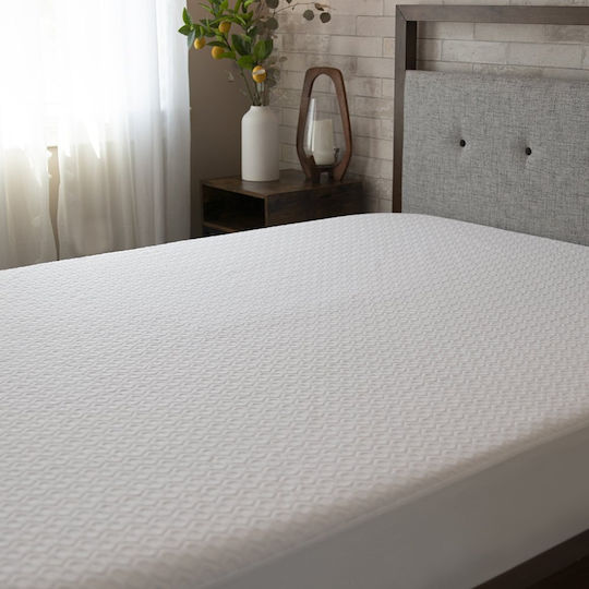 Bedgear Protecție pentru Saltea Queen cu Fustă Dri-Tec Alb 160x200cm