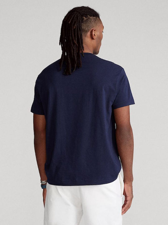 Ralph Lauren Big Pony Men's Short Sleeve T-shirt Navy Blue