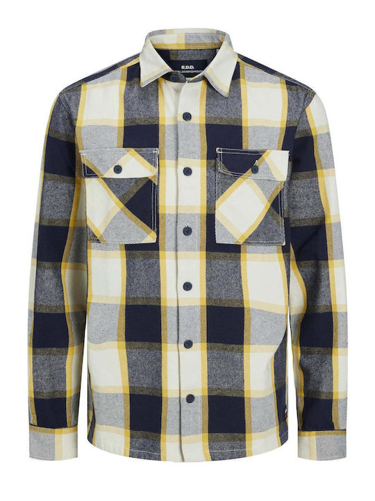 Langärmeliges Overshirt Geprüft Gelb