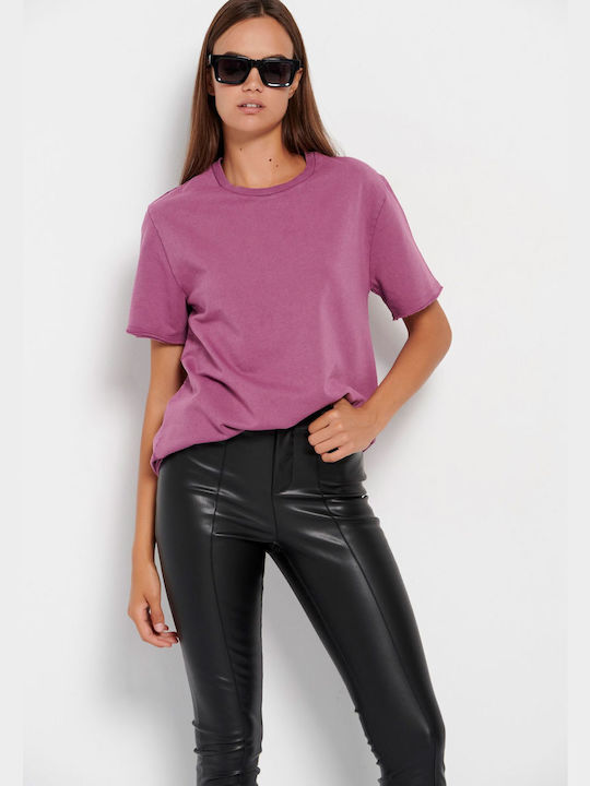 Funky Buddha Feminin Tricou Violet