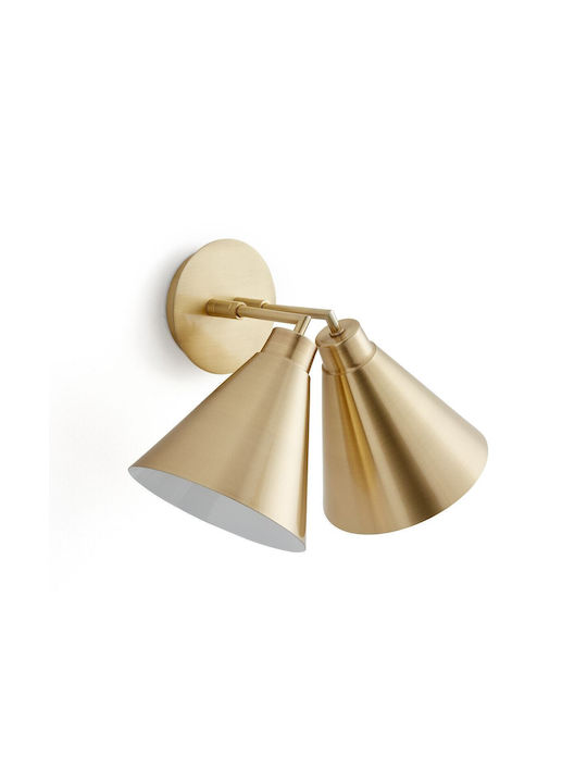 La Redoute Interieurs Wandleuchte Gold 38,5 cm