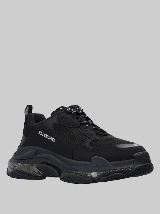 Triple S Herren Sneakers Schwarz