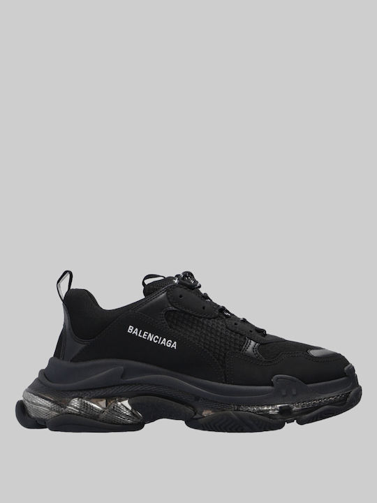 Triple S Herren Sneakers Schwarz