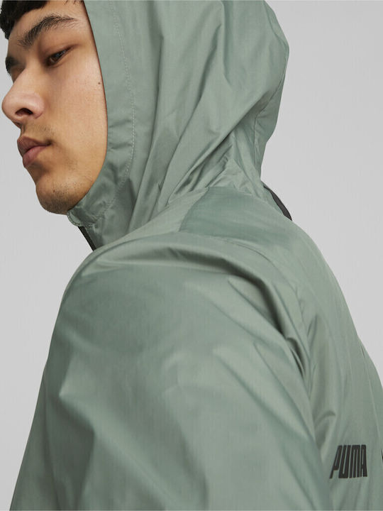 Winter Jacket Windproof Green