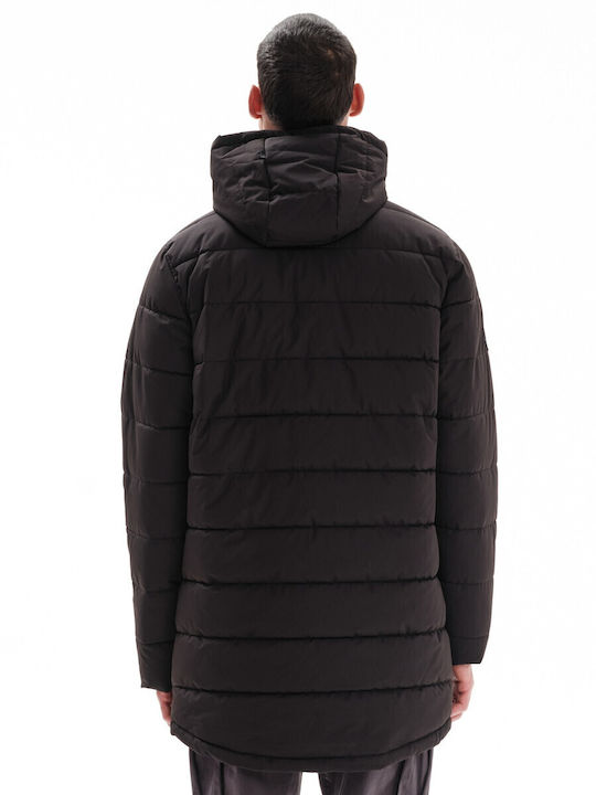 Winter Jacket Puffer Waterproof and Windproof Black