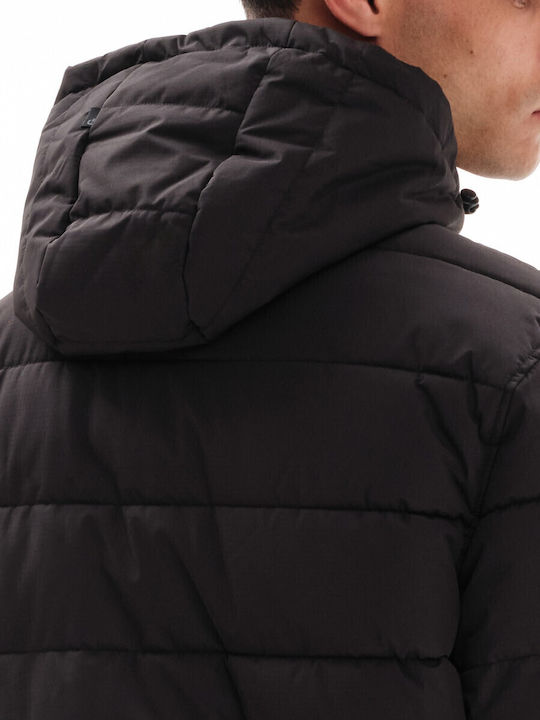 Winter Jacket Puffer Waterproof and Windproof Black