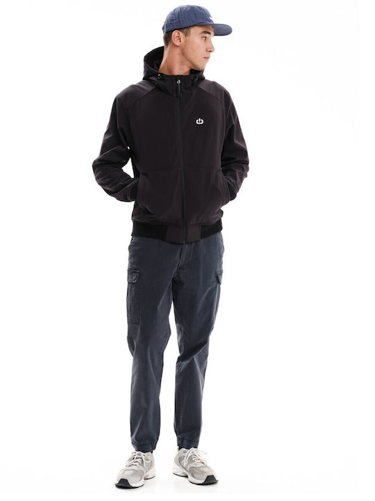Winter Jacket Bomber Waterproof and Windproof Black