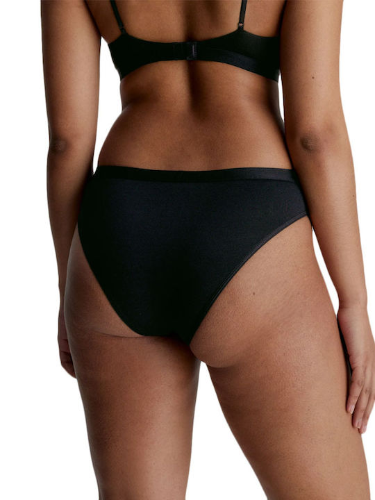 Calvin Klein High Waist Slip Black
