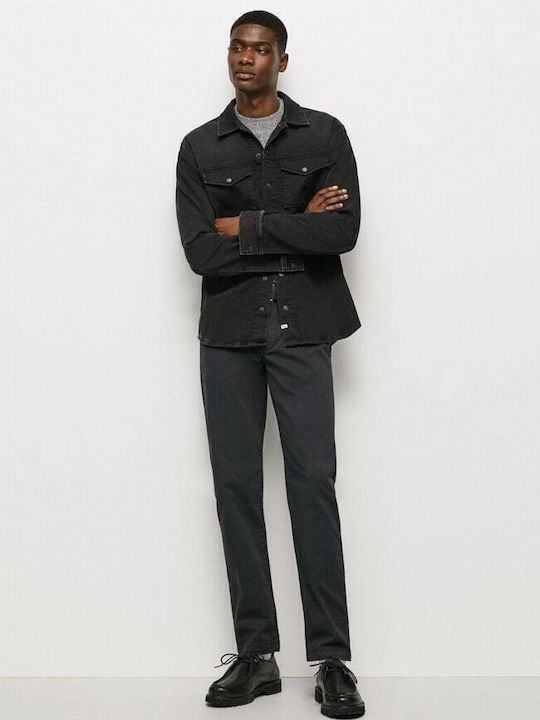 Charly Trousers Chino in Slim Fit Black