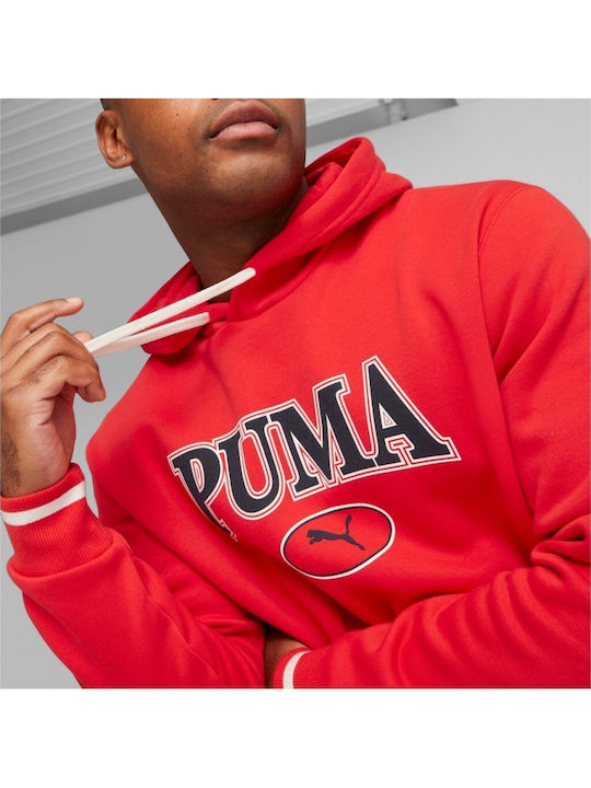 Sweatshirt mit Kapuze Rot