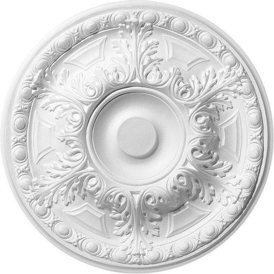 Deco Ceramica Таванна Розетка за Осветителни Тела Бяла 3055-KALTS-ROZETA-EMIILIA