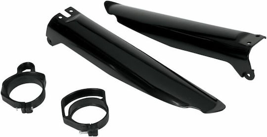 UFO Motorrad-Vorderradgabelschutz Kawasaki KX Schwarz