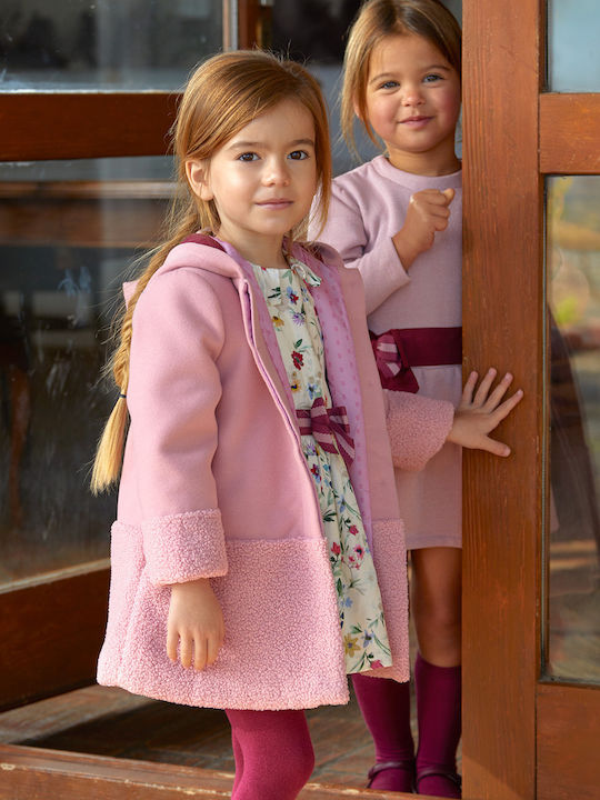 Kinderkleid Set mit Accessoires Rosa