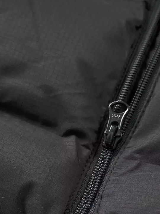 Kinder Steppjacke Ärmellos Kurz Schwarz