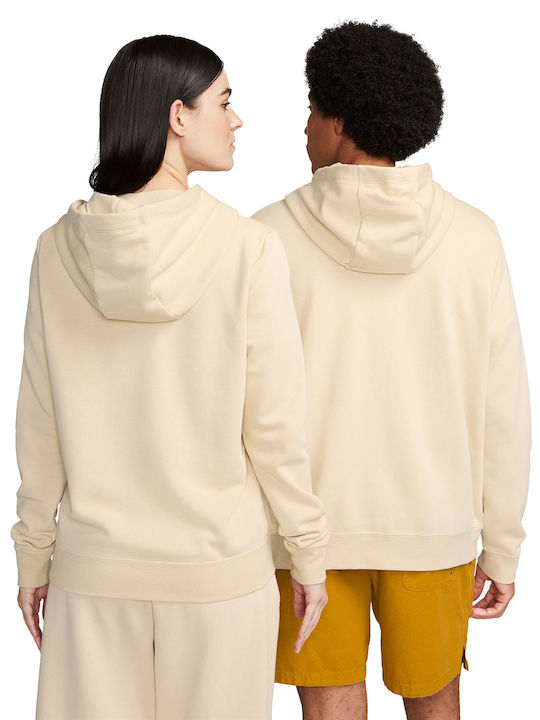 Nike Sportswear Club Women's Hooded Fleece Sweatshirt White