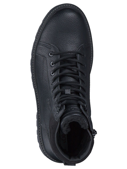 Black Men's Boots Anatomical