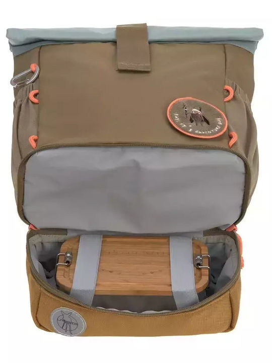 Laessig Rolltop School Bag Backpack Elementary, Elementary Nature Olive