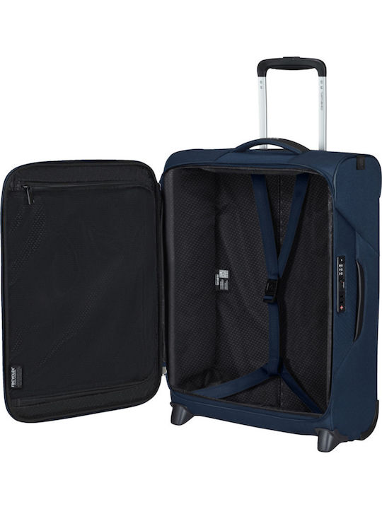 Samsonite Litebeam Βαλίτσα Ταξιδίου Καμπίνας Υφασμάτινη Midnight Blue με 4 Ρόδες Ύψους 55εκ.