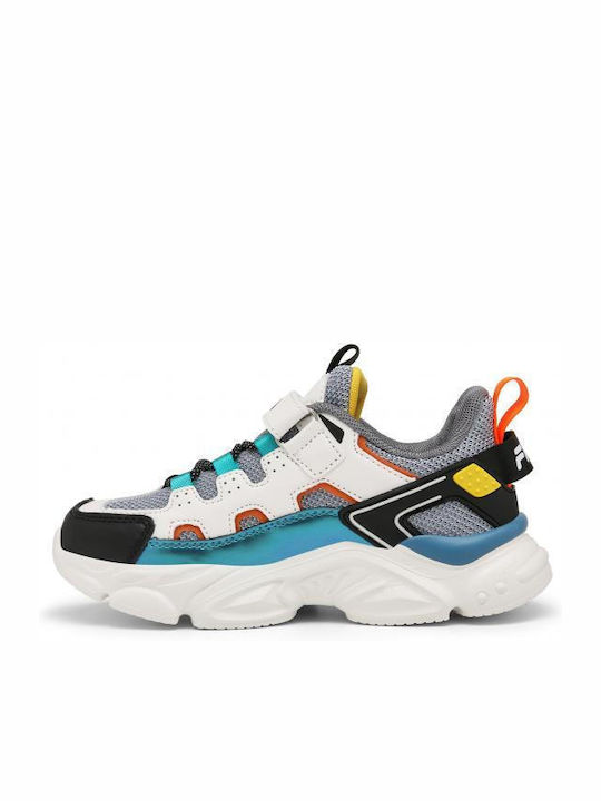 Memory Spinel 3 Kids Sneakers with Scratch White