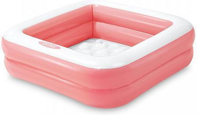 Intex NP Kinder Pool Aufblasbar Rot 86x86x25cm Rosa